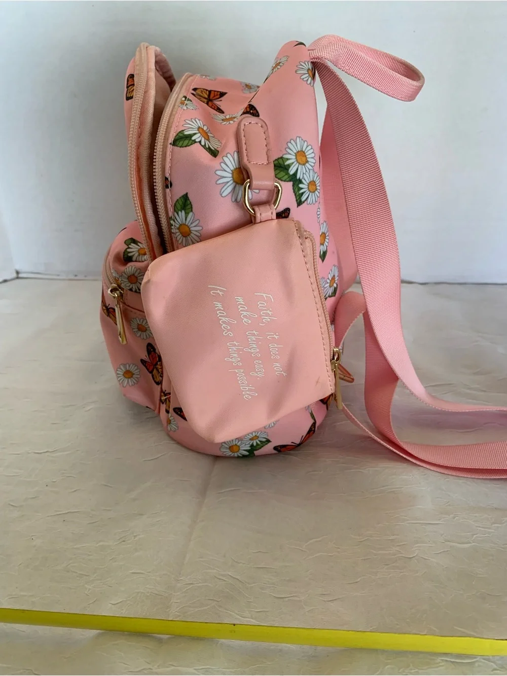 Like Dreams,Girls Pink Butterfly & Daisy Mini Backpack - Kids Accessories